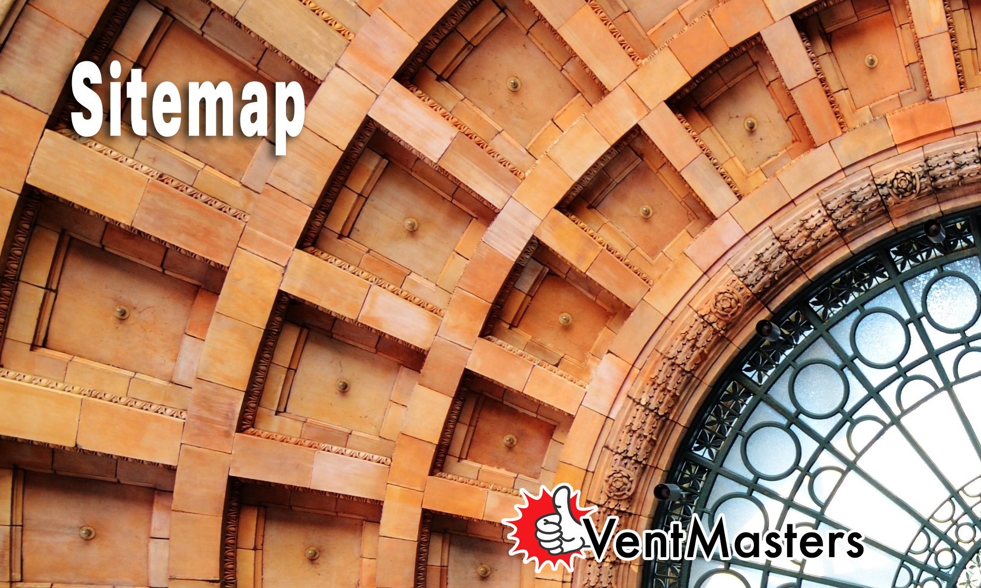 Vent Masters website navigation for sitemap