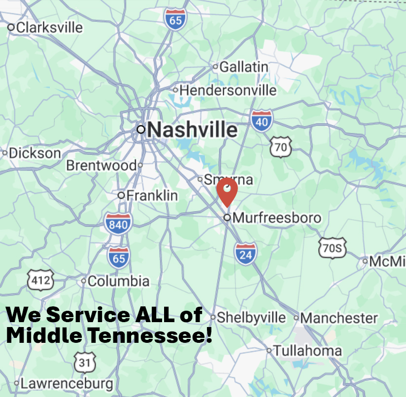 Vent Masters services all of Middle Tennessee